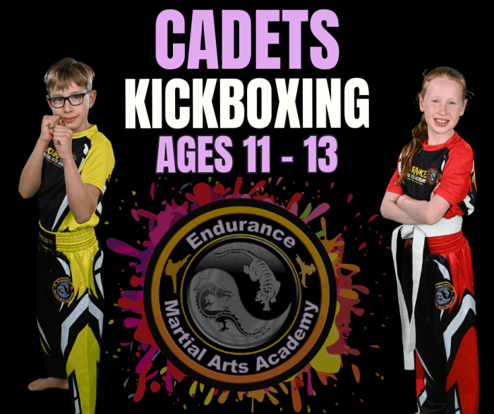 Teens Cadets Kickboxing Northampton